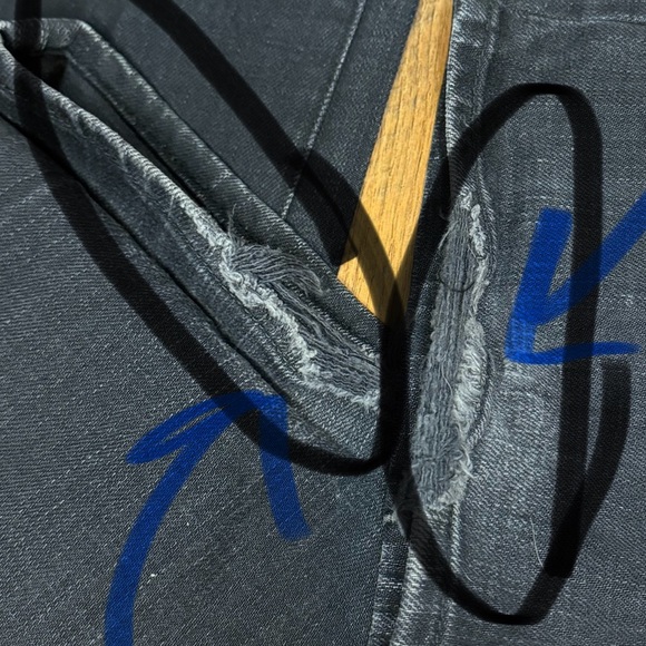 Tory Burch The Classic Tory Jean Boot Cut Black Size 28 - Picture 5 of 5